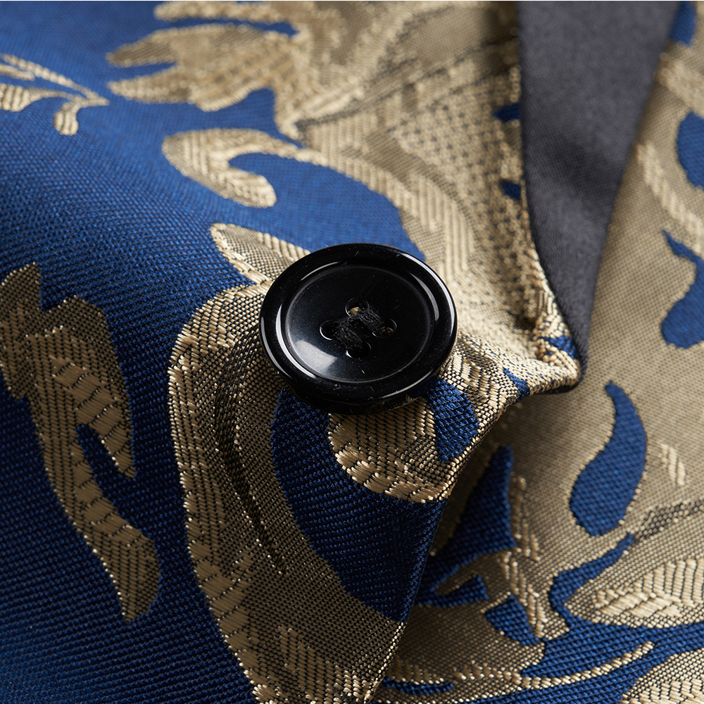 Luxurious Red & Gold Brocade T - Asian Men Formal Wear ulasan dan harga