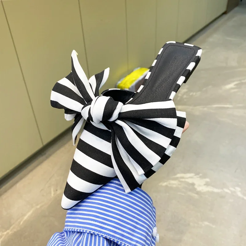 Women Sandals Oversize Bowtie  - Satin Bow Tie ulasan dan harga