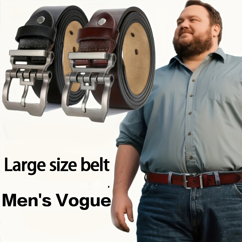 110-165cm Plus Size Men Genuin - Men'S Formal Wear Belt ulasan dan harga