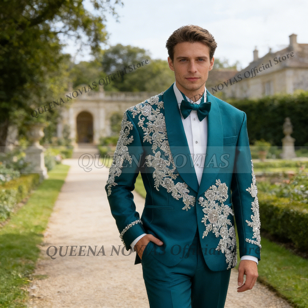 Exclusive Groom Wedding Suits  - Men'S Formal Wear Attire ulasan dan harga