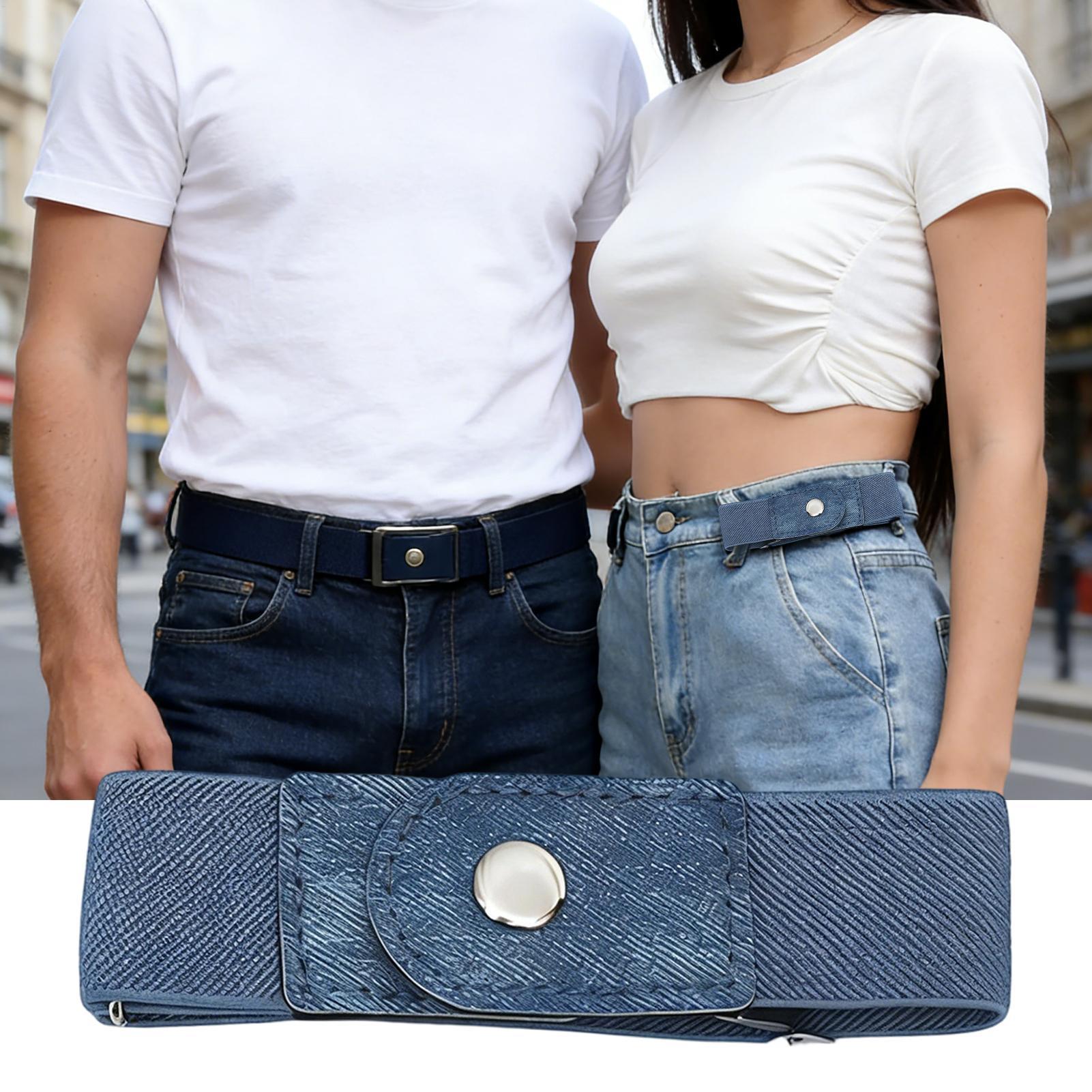 No Buckle Belt Women 1 Pair El - Men'S Formal Wear Belt ulasan dan harga