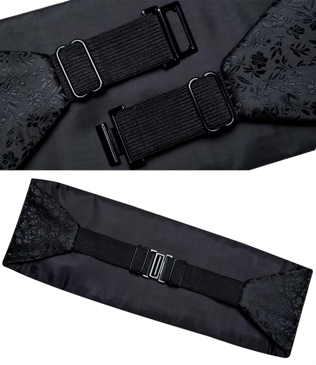 Classic Black Cummerbunds for  - Men'S Formal Wear Belt ulasan dan harga