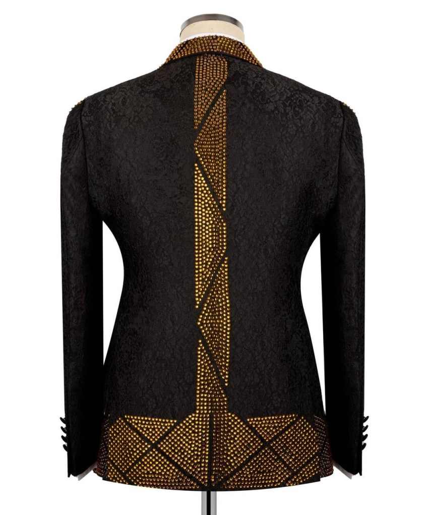 Gold Beads Men Suit Attire For - Men'S Formal Wear Attire ulasan dan harga