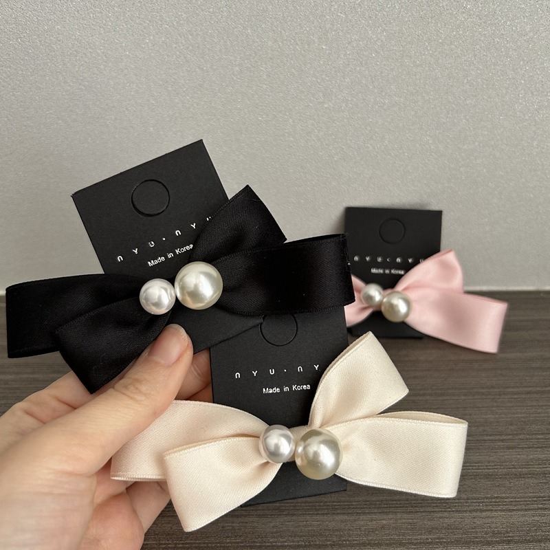 2024 new in hair bows for woma - Satin Bow Tie ulasan dan harga