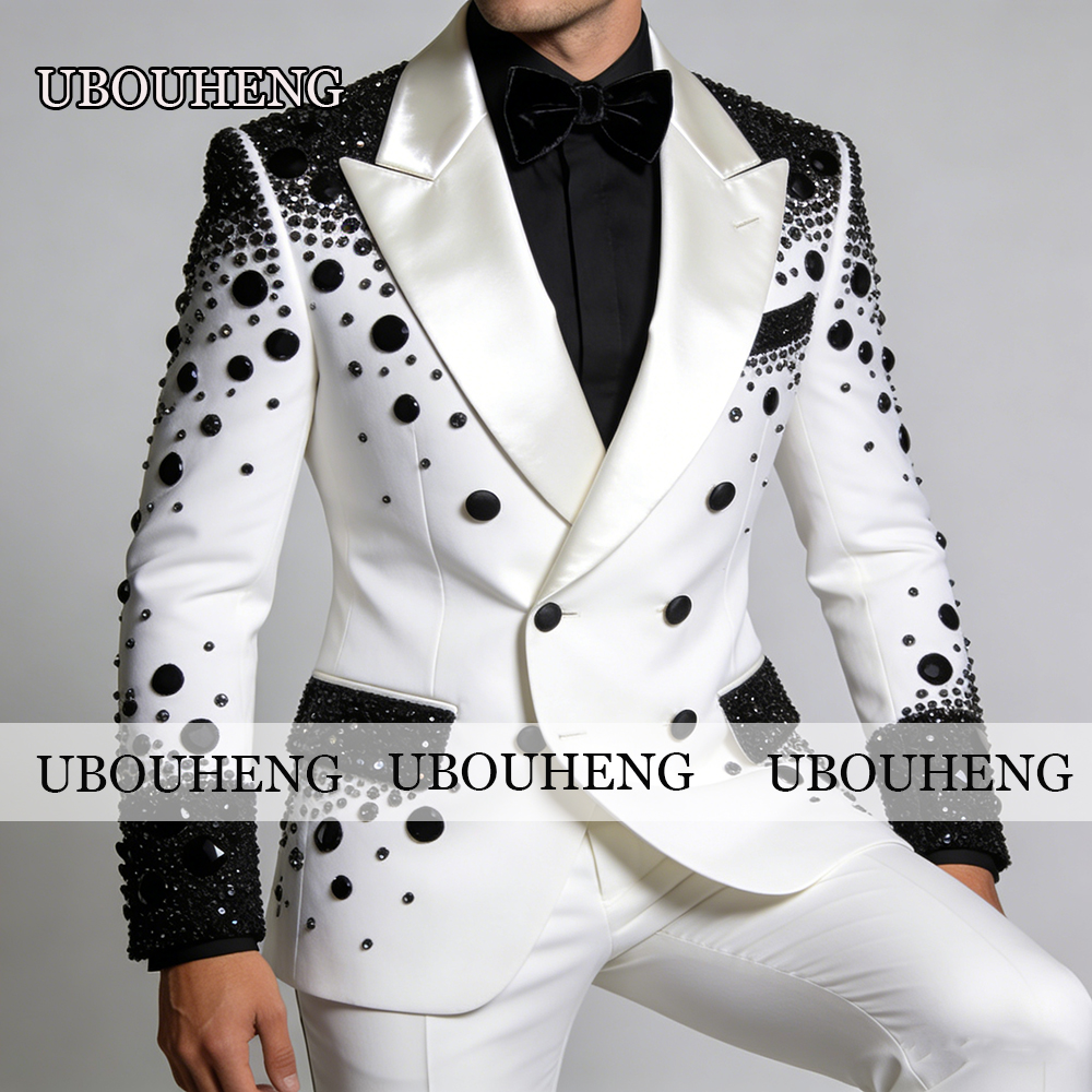 Exquisite Groom Wedding Suits  - Men'S Formal Wear Attire ulasan dan harga