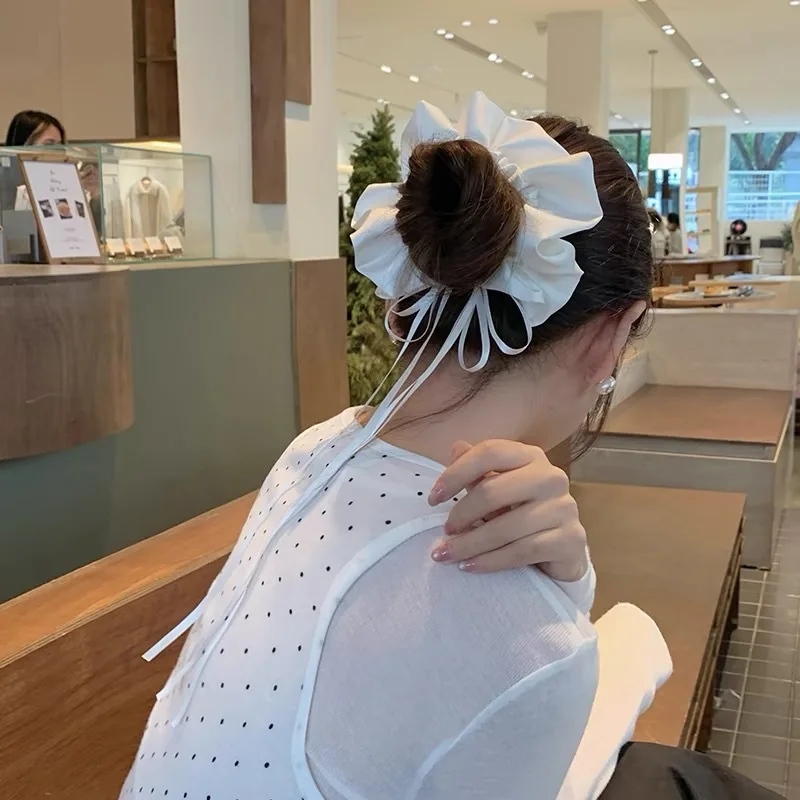 Women's Scrunchies Ballet Styl - Satin Bow Tie ulasan dan harga