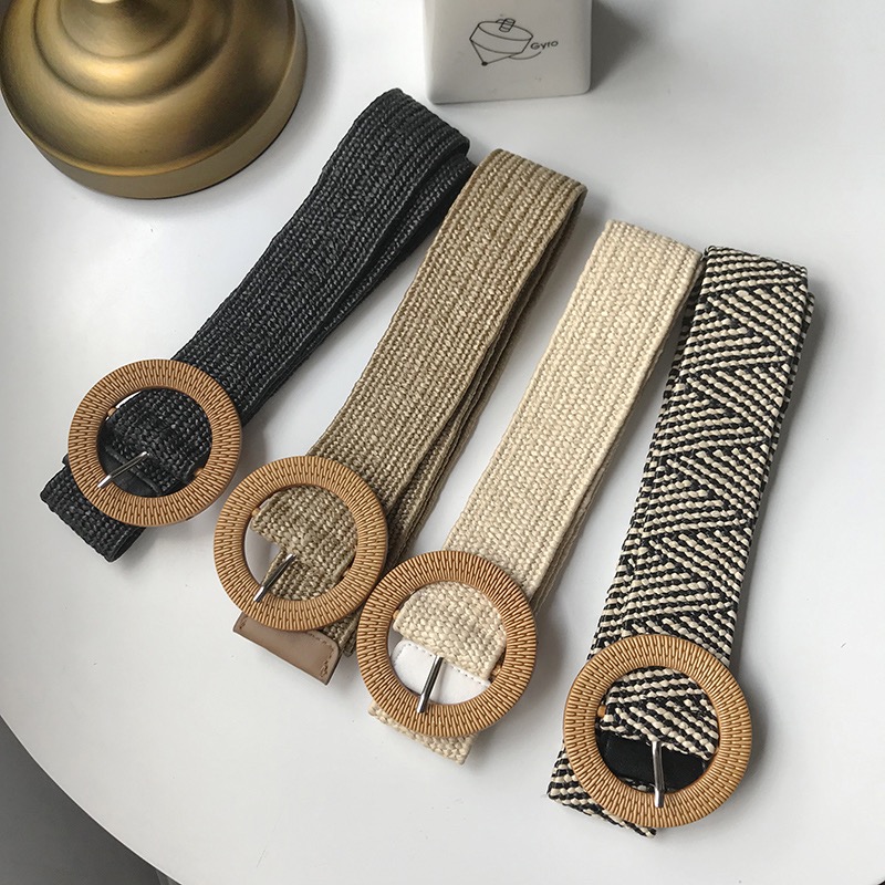 Braided belt men and women pun - Men'S Formal Wear Belt ulasan dan harga