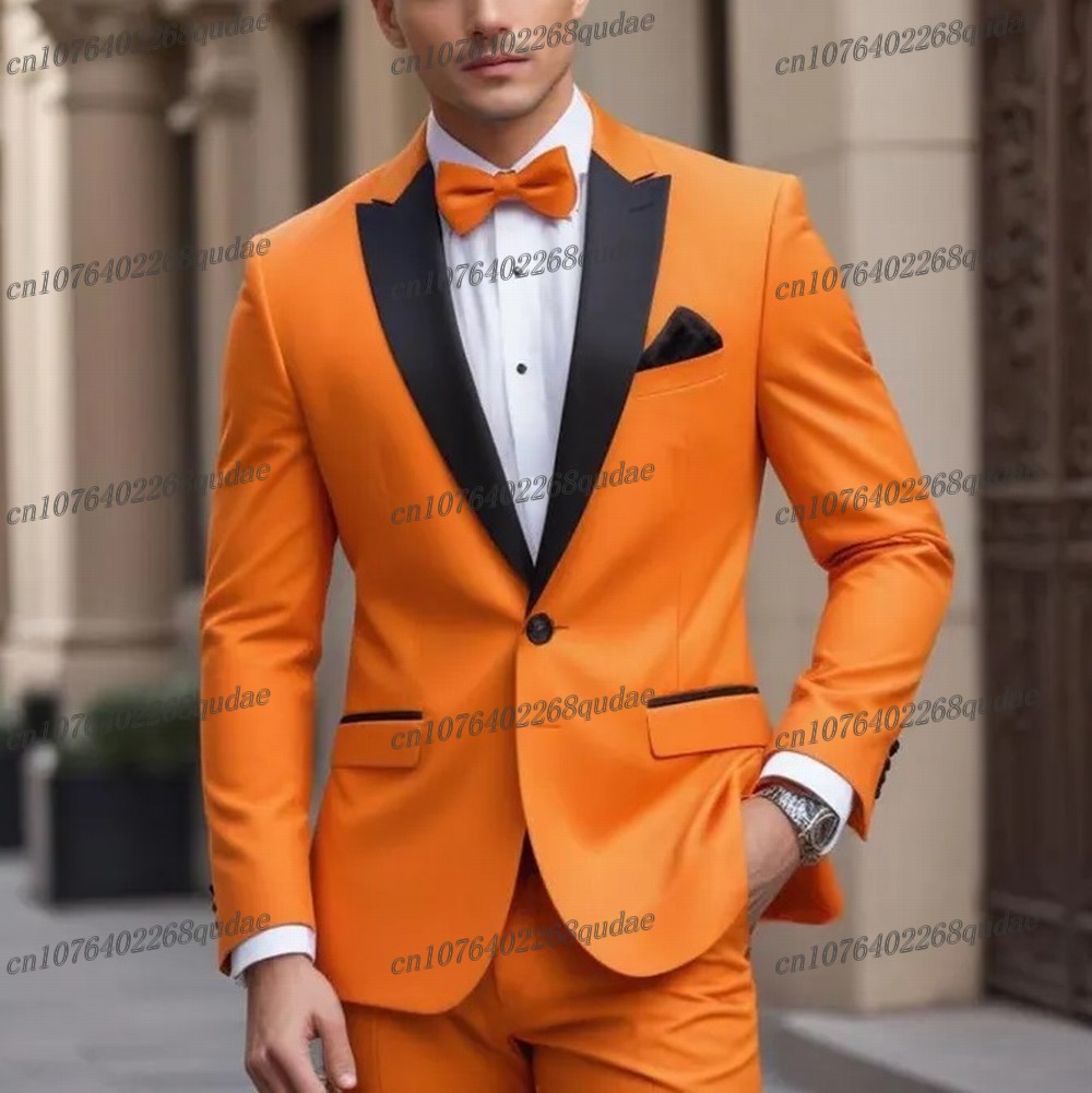 Black Collar Orange Formal Men - Formal Wear Jersey For Men ulasan dan harga