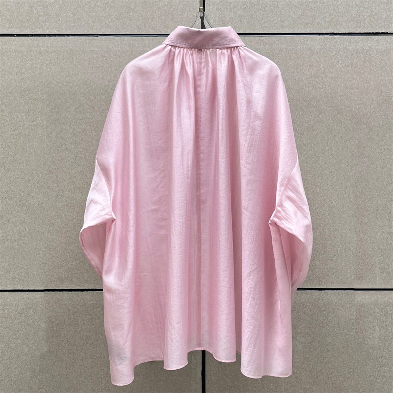 Women's shirt 2026 summer new  - Satin Bow Tie ulasan dan harga