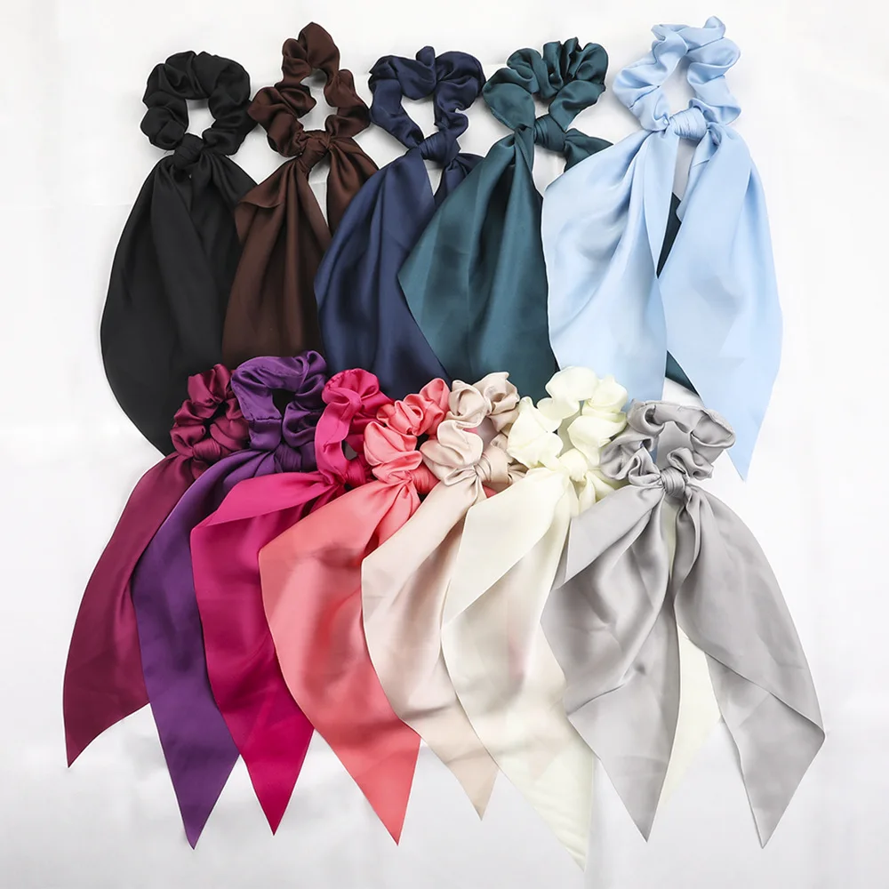 Fashion Solid Color Bow Satin  - Satin Bow Tie ulasan dan harga