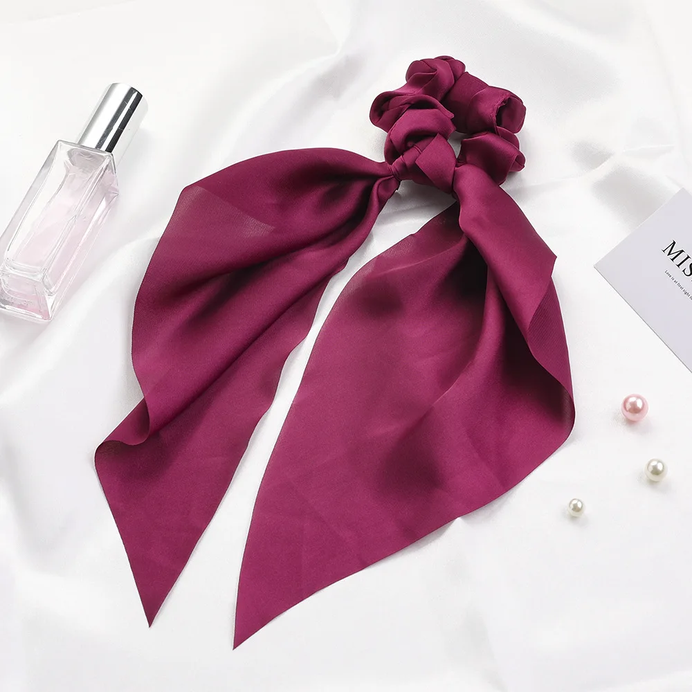 Fashion Solid Color Bow Satin  - Satin Bow Tie ulasan dan harga