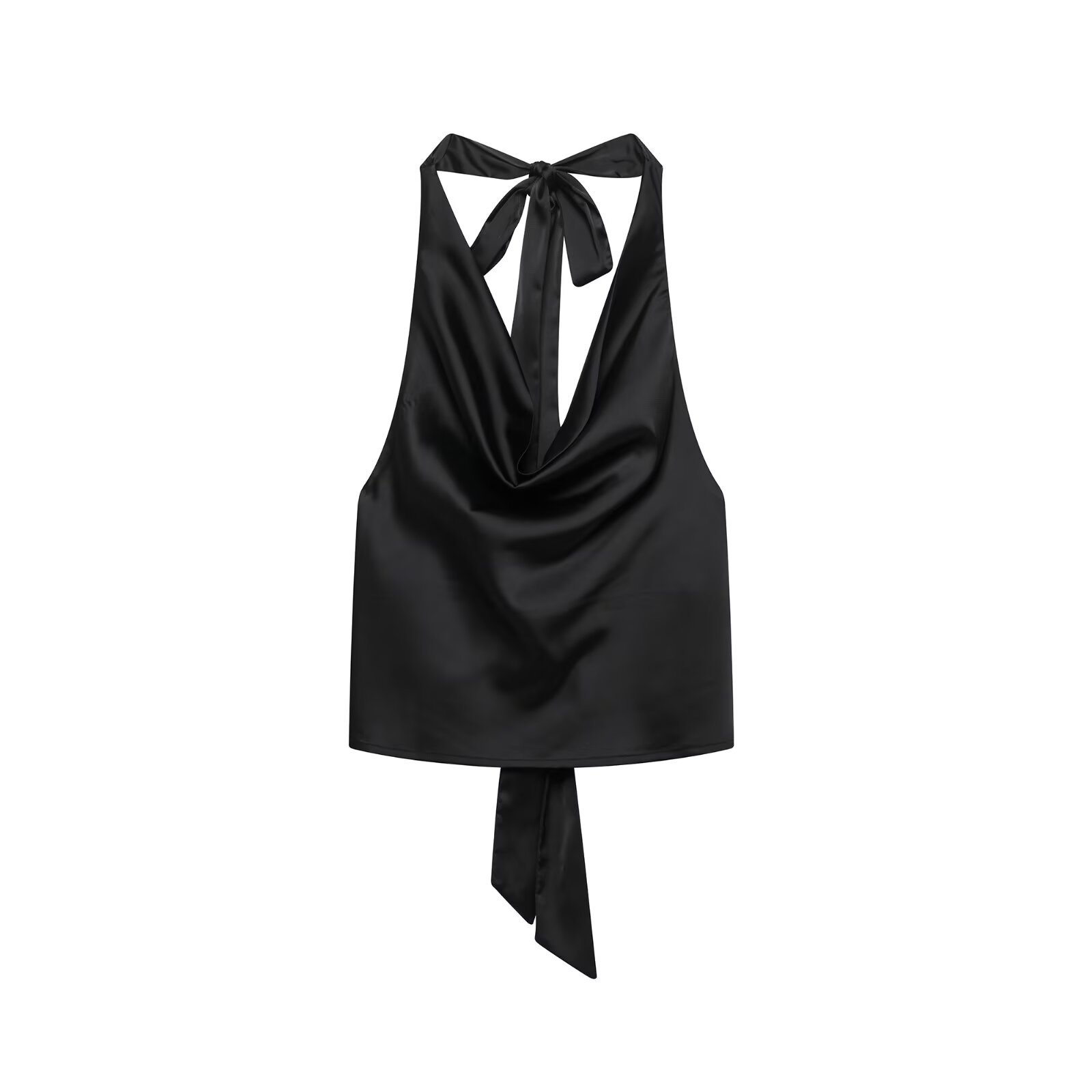 Zevity 2025 Women Sexy Sleevel - Satin Bow Tie ulasan dan harga