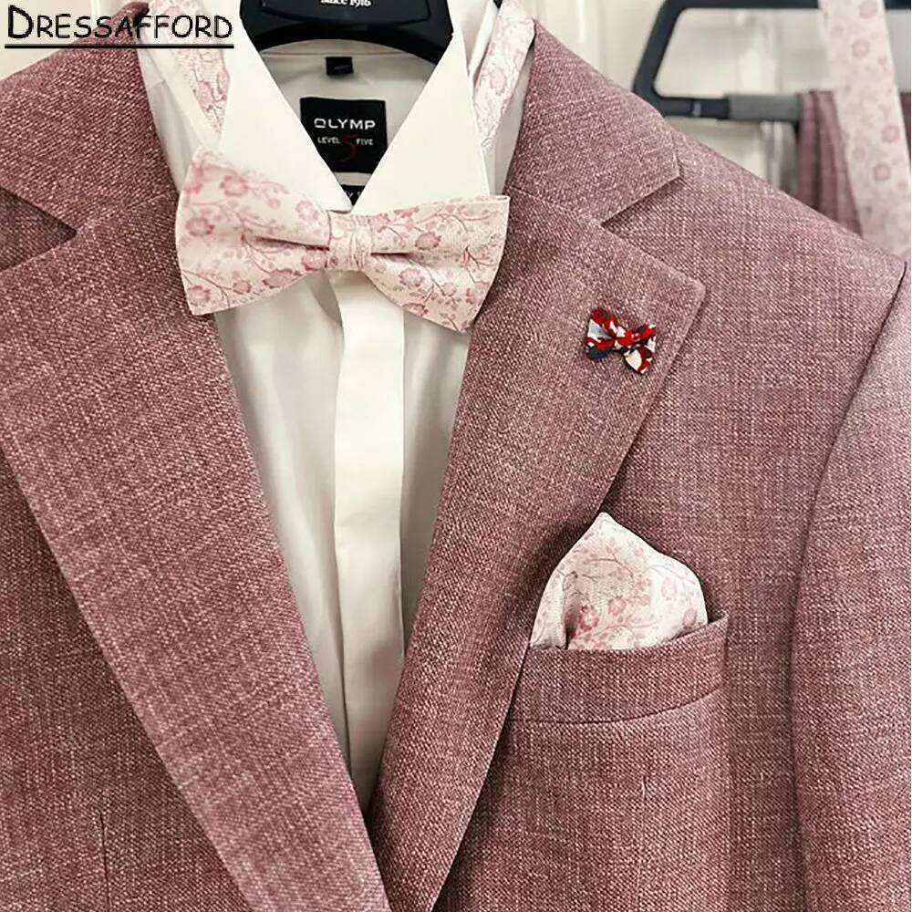 Pink Formal Wedding Suits Men' - Men'S Formal Wear No Suit ulasan dan harga