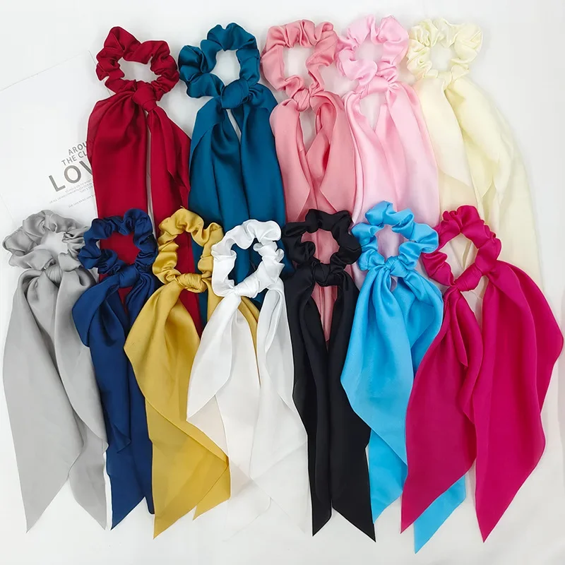 Fashion Solid Color Bow Satin  - Satin Bow Tie ulasan dan harga