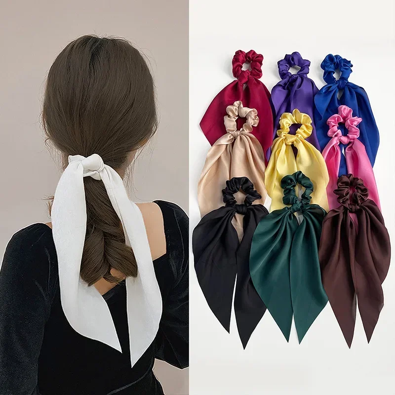 Fashion Solid Color Bow Satin  - Satin Bow Tie ulasan dan harga