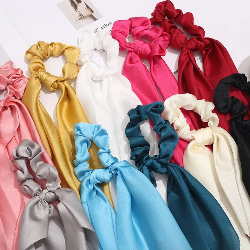 Fashion Solid Color Bow Satin  - Satin Bow Tie ulasan dan harga