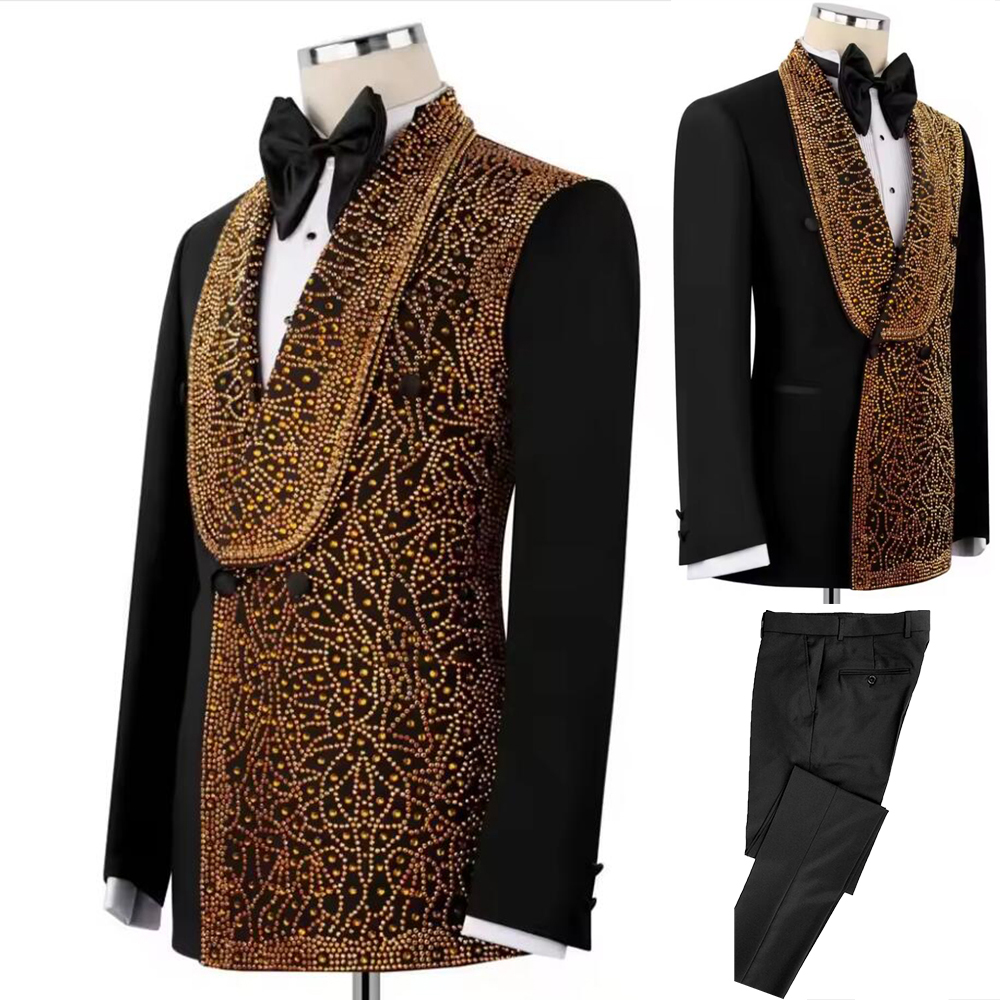 Handsome Suit Men For Wedding  - Men'S Formal Wear Attire ulasan dan harga