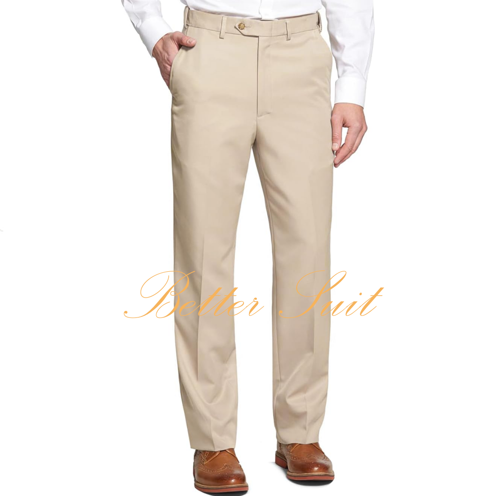 Men's Flat-Front Dress Pants w - Dress Pant Flat Front ulasan dan harga