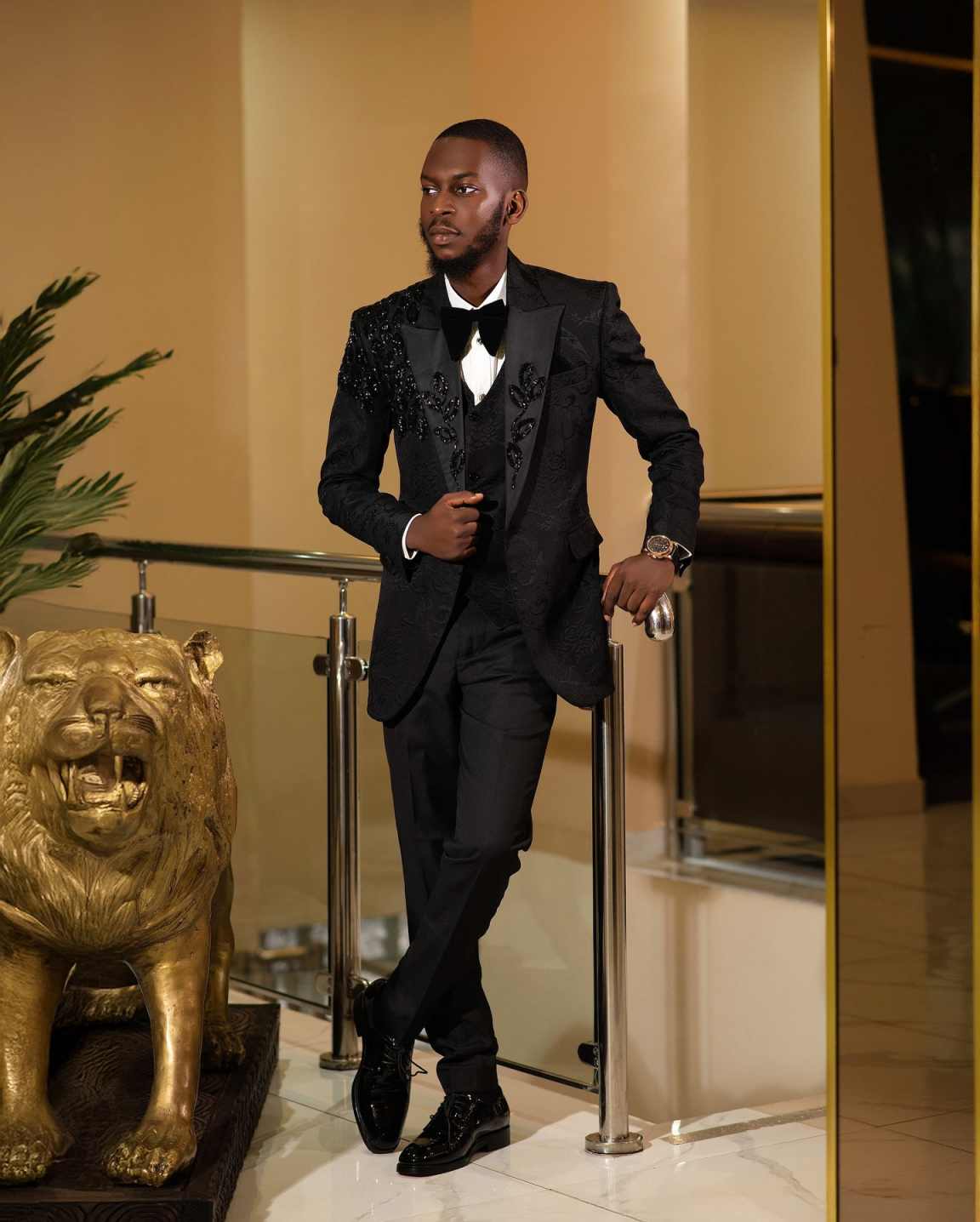 Fashion Men Suits Applique 2-p - Men'S Formal Wear No Suit ulasan dan harga