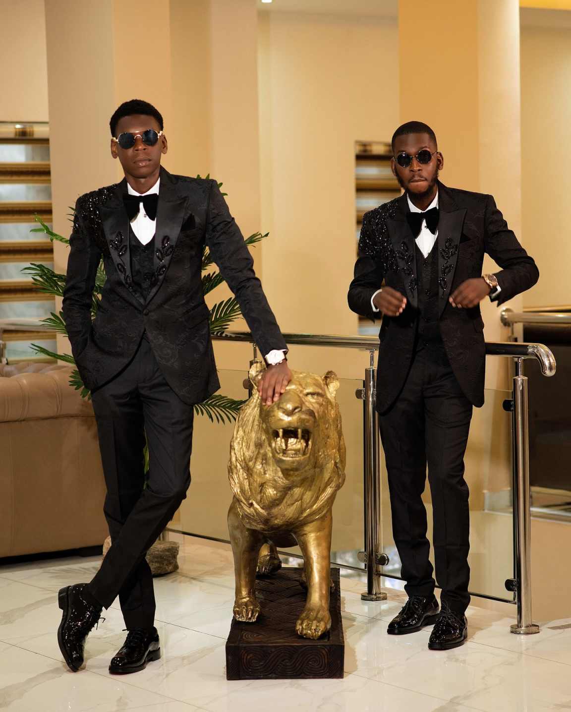 Fashion Men Suits Applique 2-p - Men'S Formal Wear No Suit ulasan dan harga