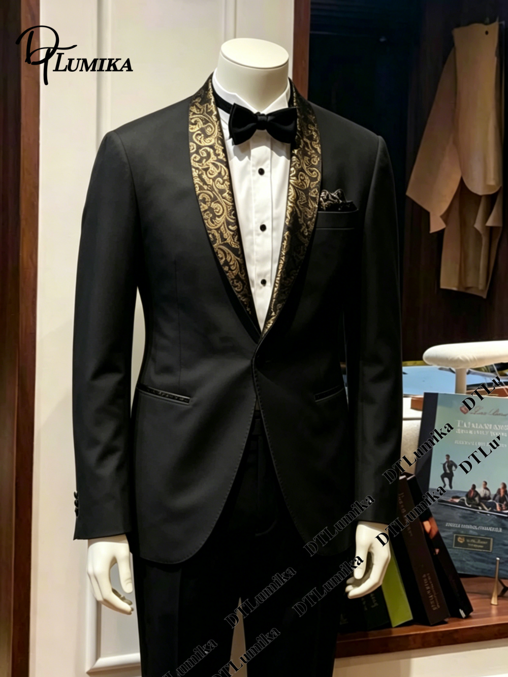 DTLumika Mens Suit Attire Jack - Men'S Formal Wear Attire ulasan dan harga