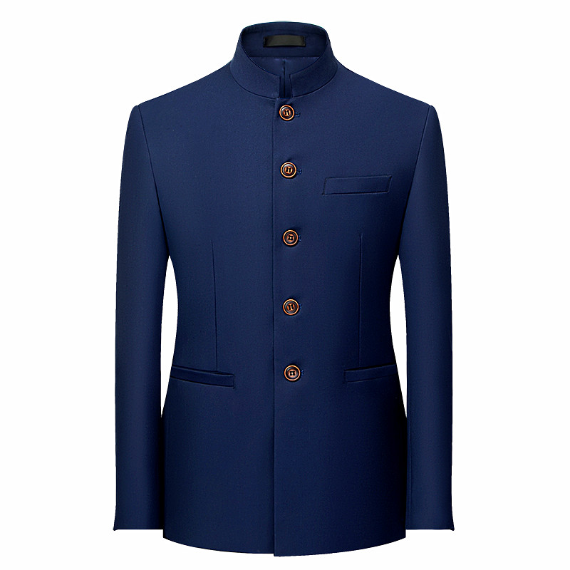 2026 Men's Chinese Style Long  - Asian Men Formal Wear ulasan dan harga