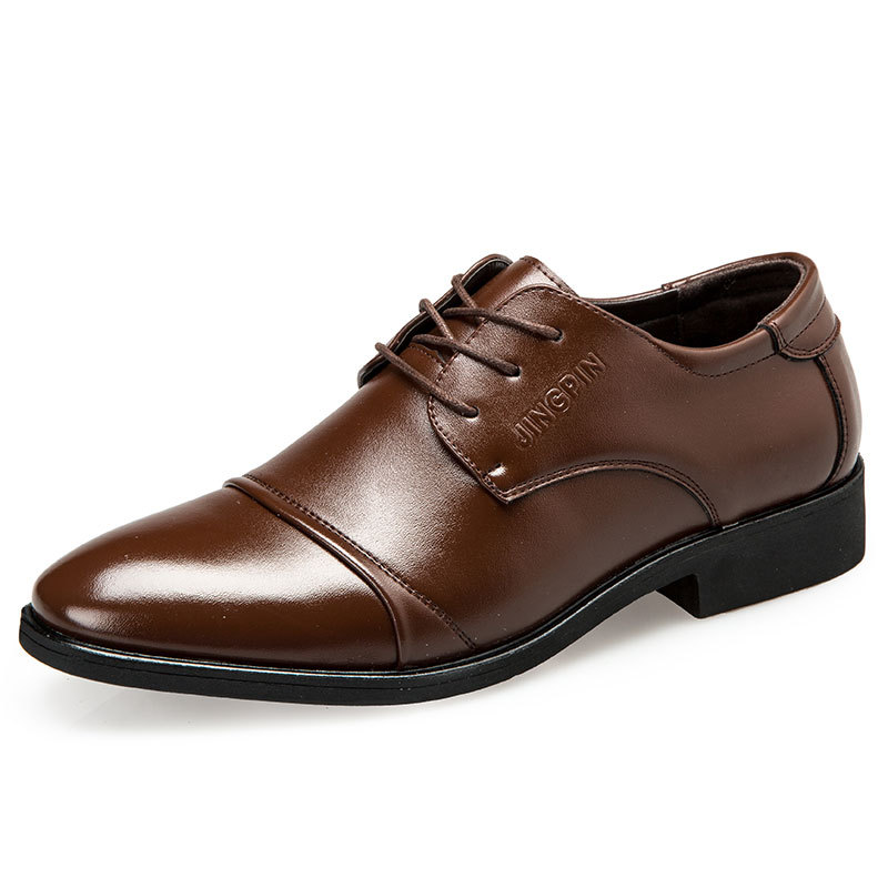 Large-sized men's leather shoe - Men Formal Wear Dress ulasan dan harga