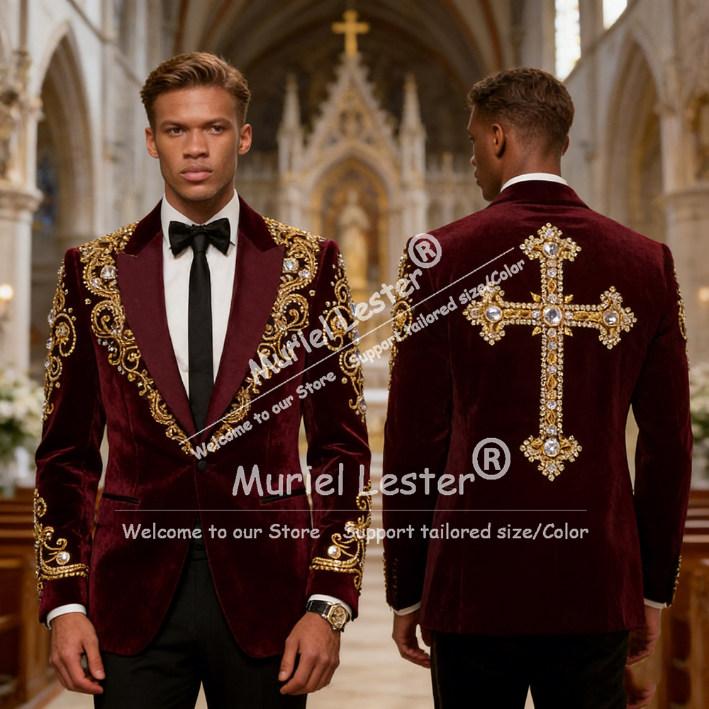 Luxury Men Suit Attire For Wed - Men'S Formal Wear Attire ulasan dan harga