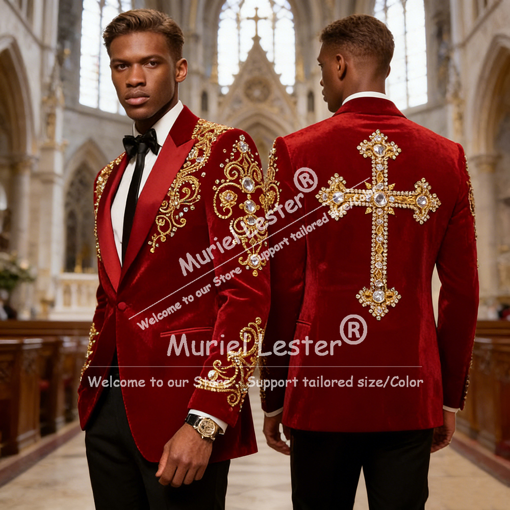 Luxury Men Suit Attire For Wed - Men'S Formal Wear Attire ulasan dan harga