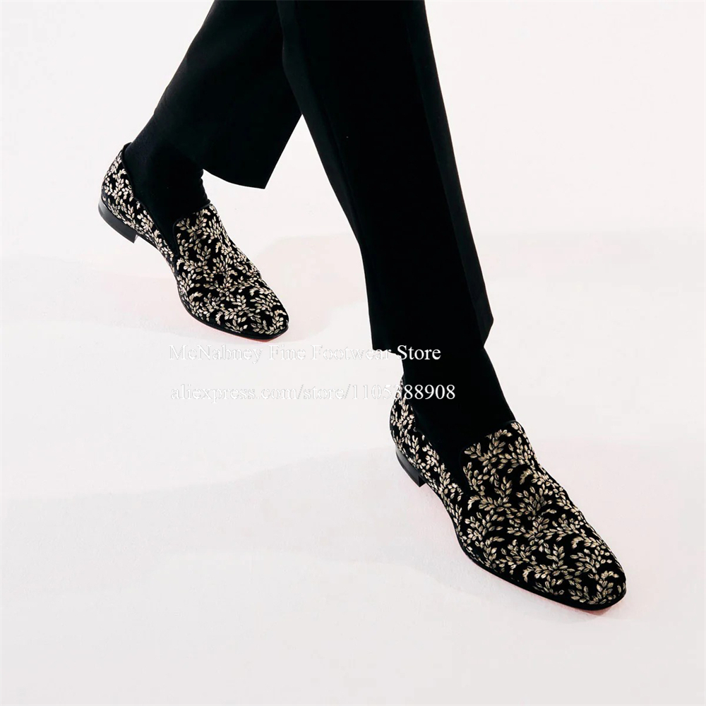 Black Silk Velvet Slip On Loaf - Men Formal Wear Dress ulasan dan harga