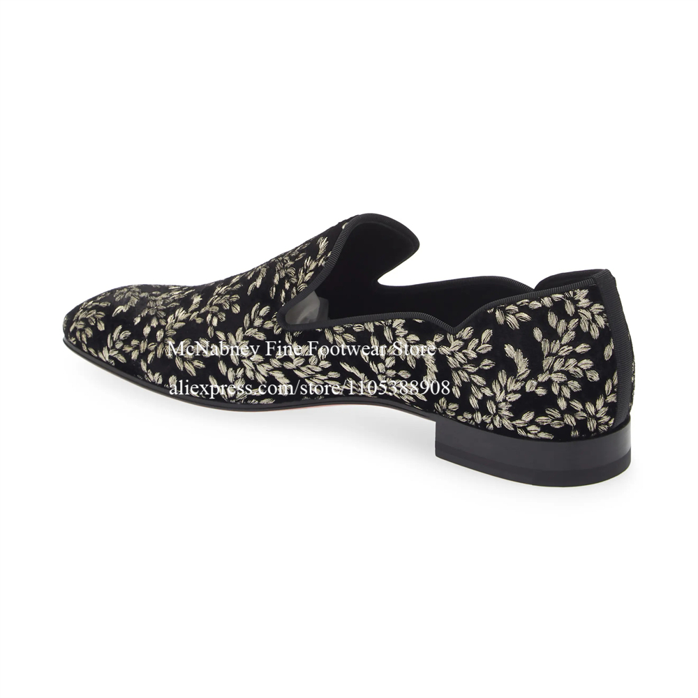 Black Silk Velvet Slip On Loaf - Men Formal Wear Dress ulasan dan harga
