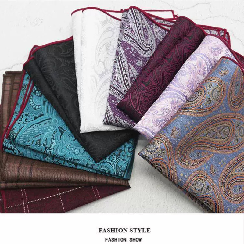 Classic Pasiley Pocket Square  - Young Men Formal Wear ulasan dan harga