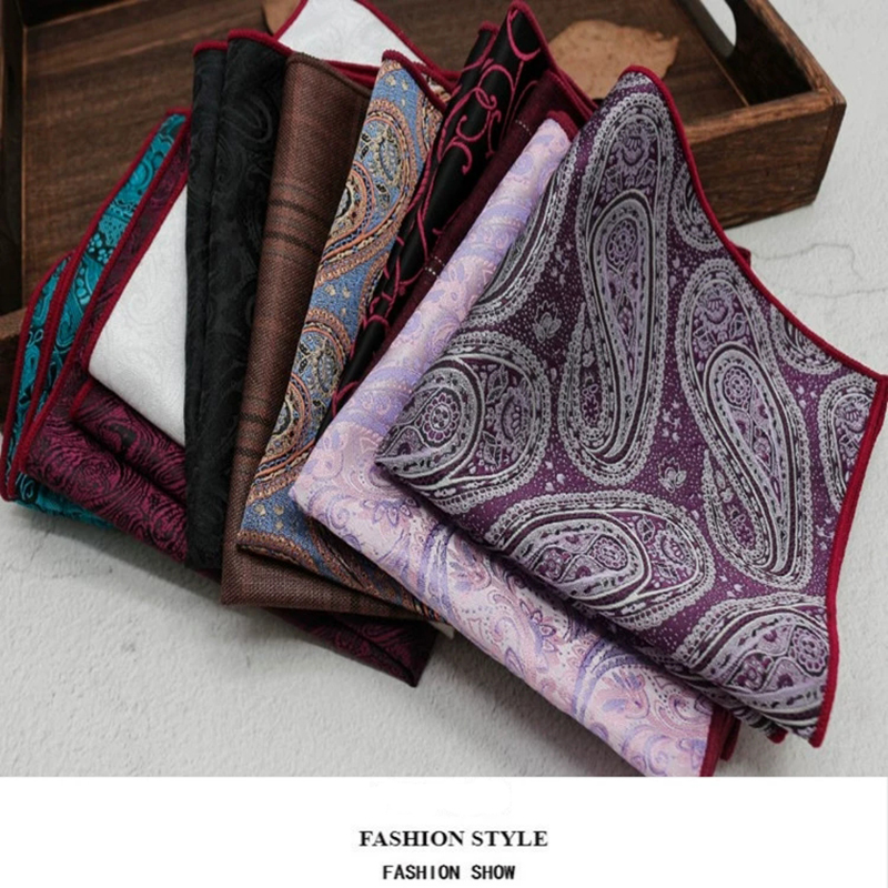 Classic Pasiley Pocket Square  - Young Men Formal Wear ulasan dan harga