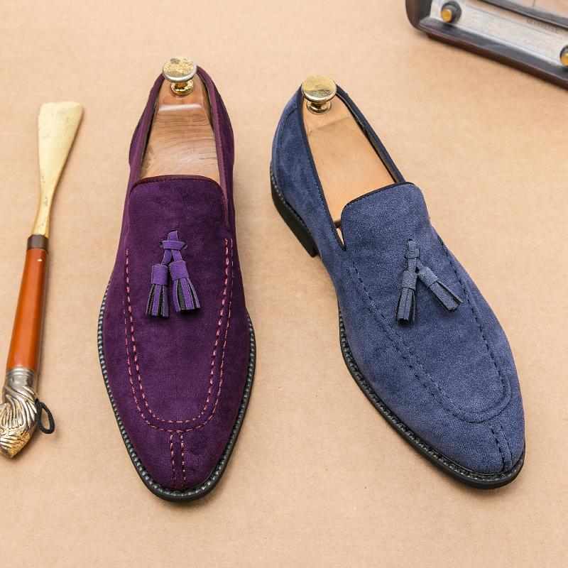 36-46 office loafers tassels f - Young Men Formal Wear ulasan dan harga
