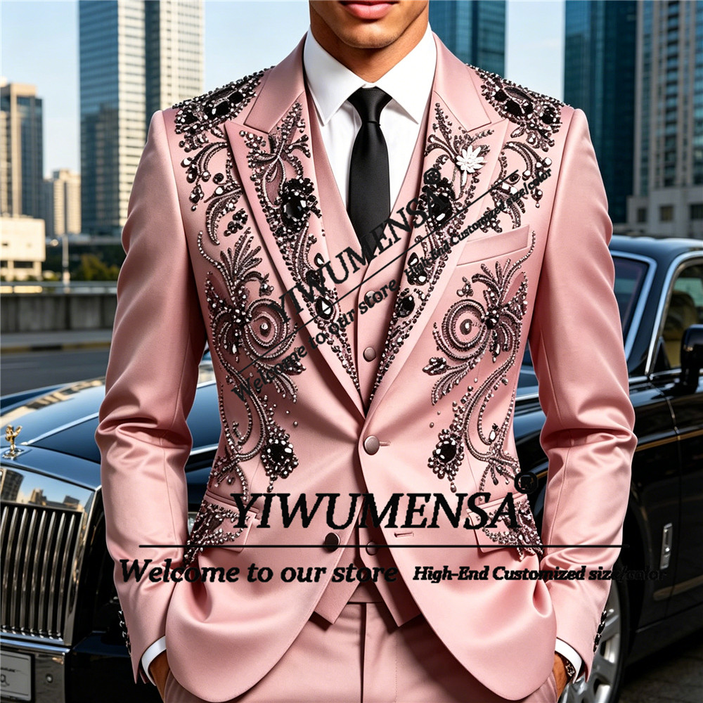 Luxury Wedding Suits Form Men  - Men'S Formal Wear Attire ulasan dan harga