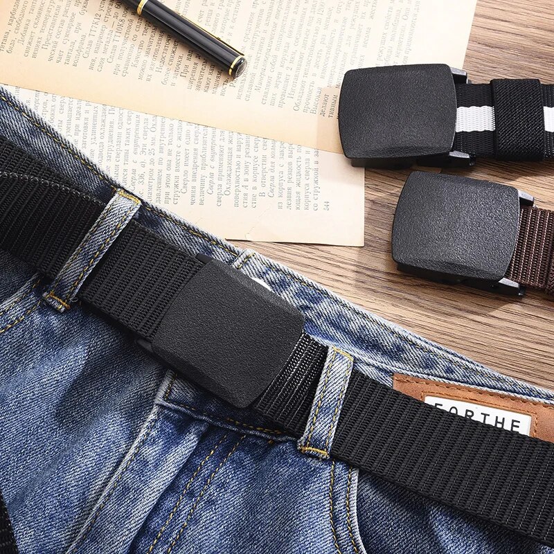 Men's Belt Outdoor Casual Canv - Men'S Formal Wear Belt ulasan dan harga