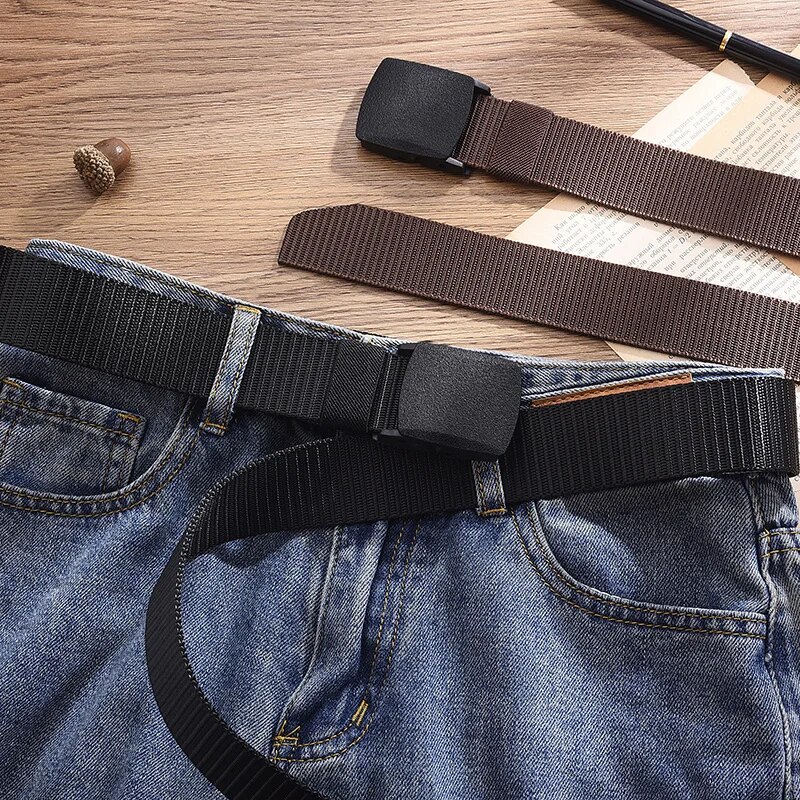 Men's Belt Outdoor Casual Canv - Men'S Formal Wear Belt ulasan dan harga