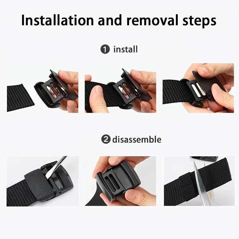 Men's Belt Outdoor Casual Canv - Men'S Formal Wear Belt ulasan dan harga