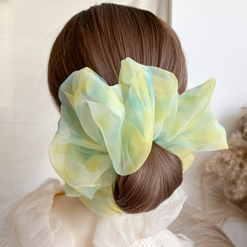 1PC Spring Summer Net Yarn Hai - Satin Bow Tie ulasan dan harga
