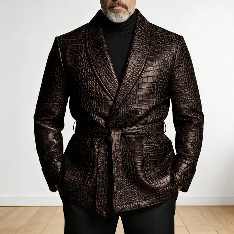  Men's Crocodile Pattern Leat - Men'S Formal Wear Belt ulasan dan harga