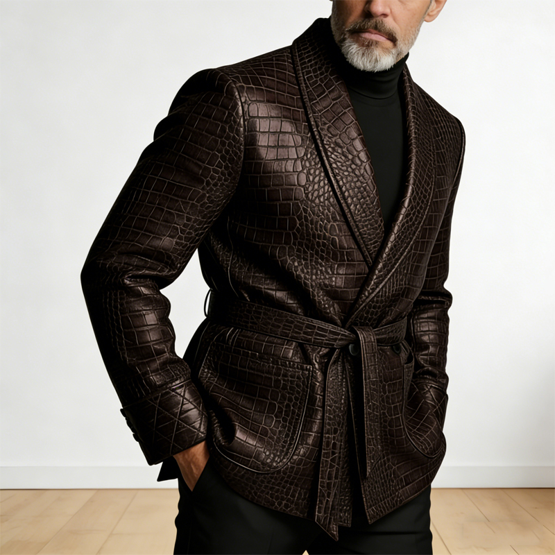  Men's Crocodile Pattern Leat - Men'S Formal Wear Belt ulasan dan harga