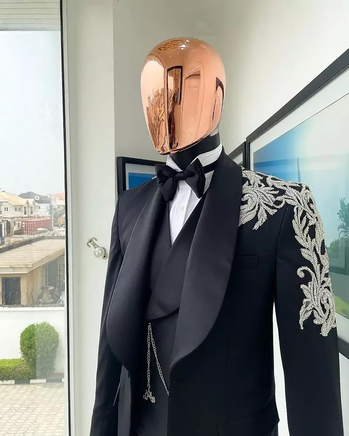 Piece Wedding Tuxedos Men Suit - Men'S Formal Wear No Suit ulasan dan harga