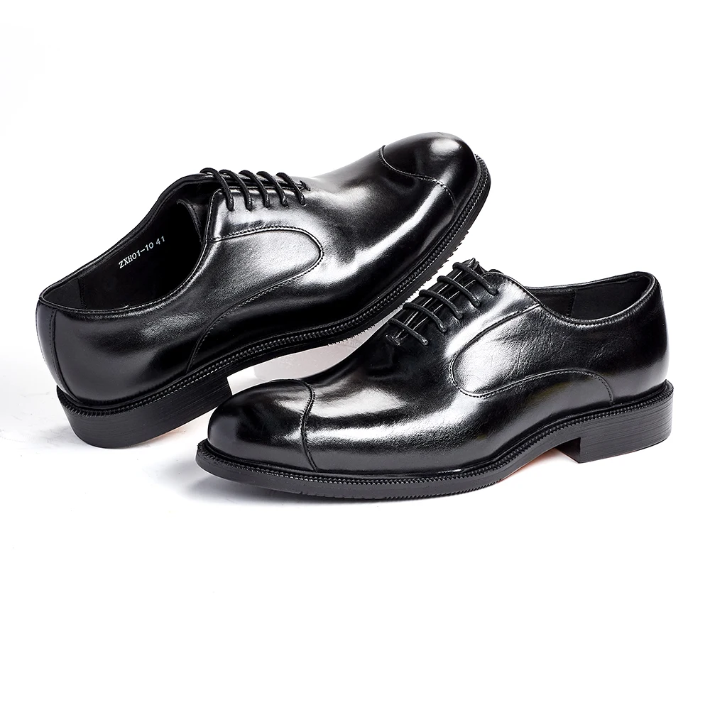 Men's Genuine Cow Leather Oxfo - Young Men Formal Wear ulasan dan harga