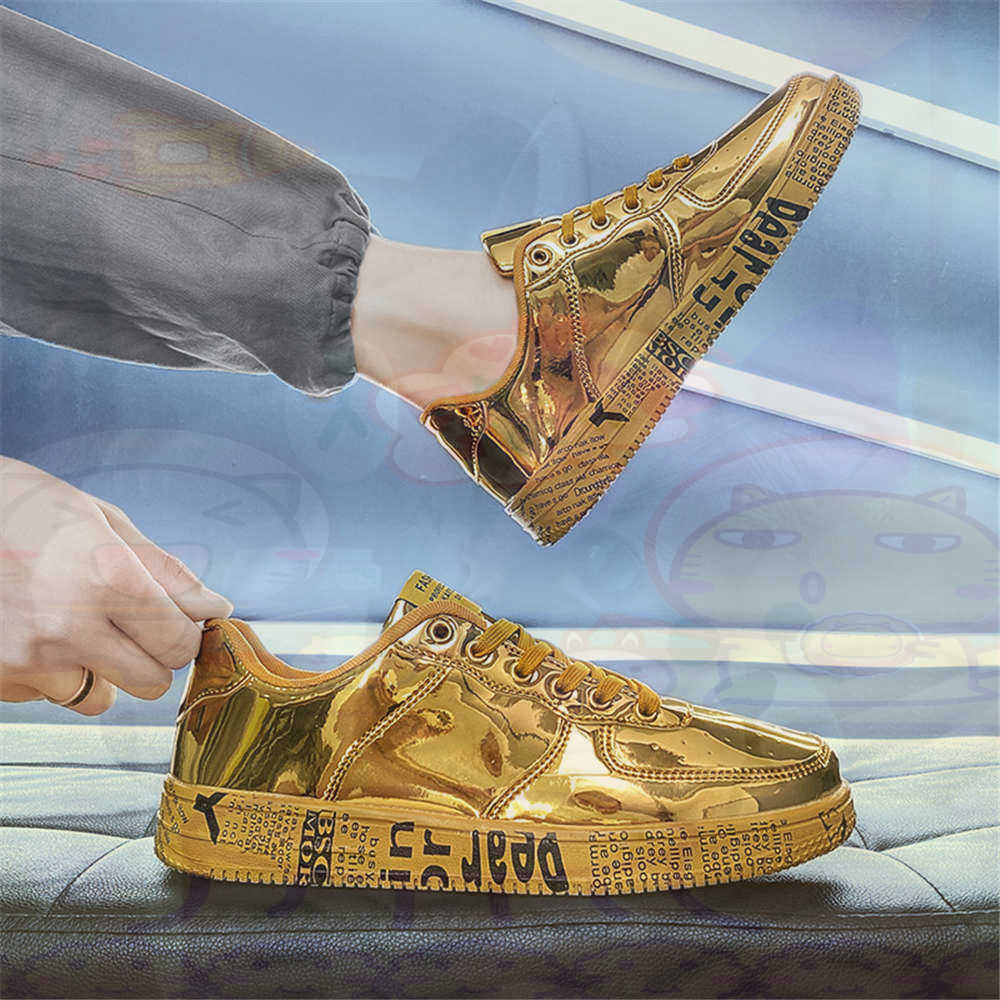 Round Foot Size 45 Sneakers Wh - Asian Men Formal Wear ulasan dan harga