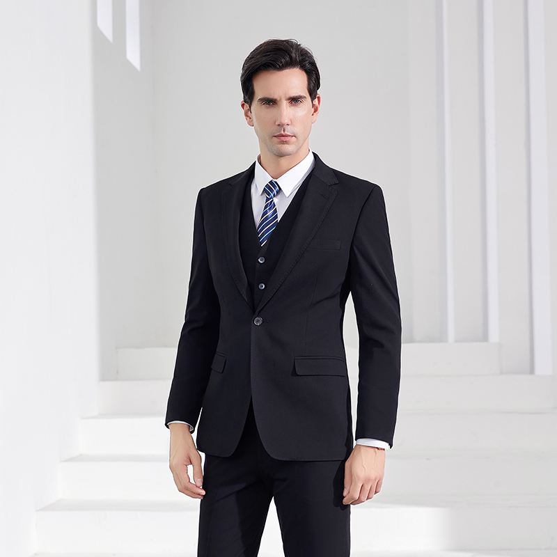 High-End Black Business Suit A - Men'S Formal Wear Attire ulasan dan harga