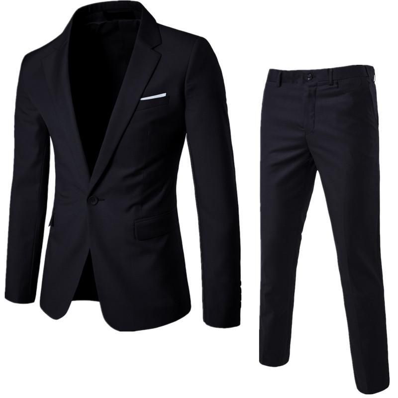 Men's Three-Piece Tailored Sui - Men Formal Wear Dress ulasan dan harga