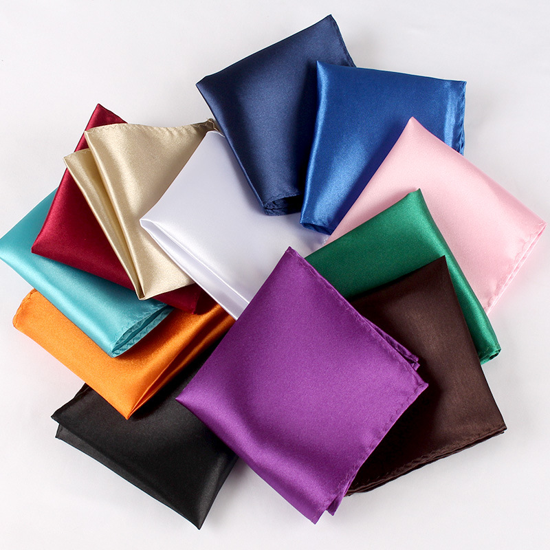 22CM Solid Color Pocket Squre  - Young Men Formal Wear ulasan dan harga