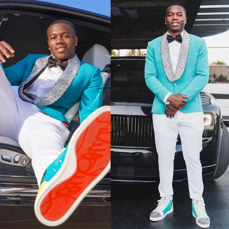 Mint Green Mens Party Tuxedos  - Men'S Formal Wear No Suit ulasan dan harga