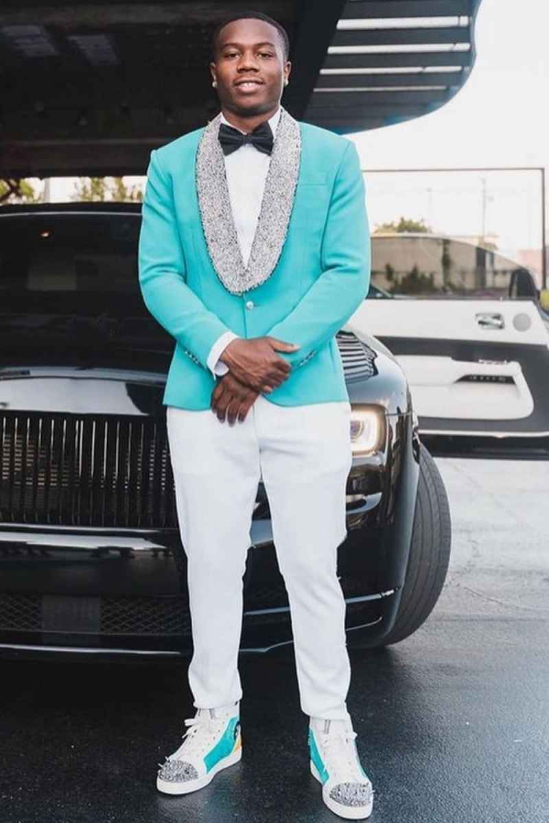 Mint Green Mens Party Tuxedos  - Men'S Formal Wear No Suit ulasan dan harga