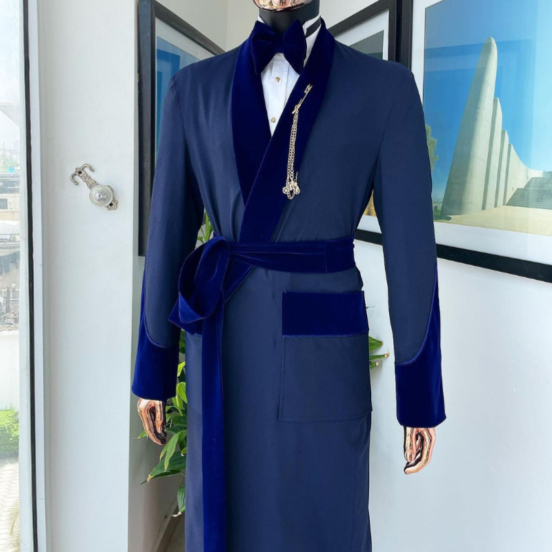 Tailor Made Royal Blue Men Sui - Men'S Formal Wear Belt ulasan dan harga